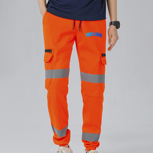 Pantalon de travail de sécurité en polyester réfléchissant haute visibilité, léger, imperméable, avec LED, classe 2 ANSI, pour hommes, taille XXXL, logo personnalisé, noir – Grande Vente - Product Image 4