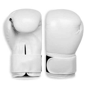 Blue and Yellow PU <b>Moisture</b> Wicking Boxing <b>Gloves</b> Full Finger Lace-Up for Adults Training Use - Product Image 5
