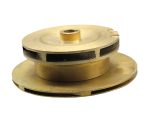 Precision Brass Impeller CNC Machined <b>Pump</b> Rotor Component High Performance <b>Fluid</b> Handling Equipment OEM Industrial Part - Product Image 1