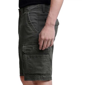 Men's <b>Cargo</b> <b>Shorts</b> Solid Color Canvas Breathable Mid Waist Button Fly Casual Bermuda <b>Shorts</b> with Utility Pockets - Product Image 5