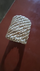 Anneau de serviette rond en jute, style bohème, accessoire de décoration de table écologique, largeur supérieure à 5 cm - Product Image 4
