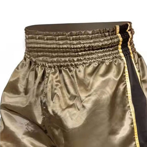 Shorts de boxe personnalisés directement de l'usine, tissu 100% polyester, ceinture élastique, séchage rapide, couleurs personnalisées, logo, utilisation durable, adultes - Product Image 4