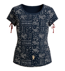 Robes t-shirt vintage pour femmes 180GSM T-shirts pour femmes décorés avec logo personnalisé de haute qualité - Product Image 1