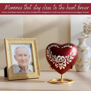 Trusted Manufacturer High Quality Cremation Ash Urn Made from Strong Metal Material with Elegant Memorial Display Design - Product Image 3