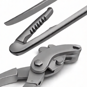 Émasculateur Bertschy 37 cm avec cliquet, instrument chirurgical vétérinaire pour la castration des équidés, du bétail et des grands animaux - Product Image 6