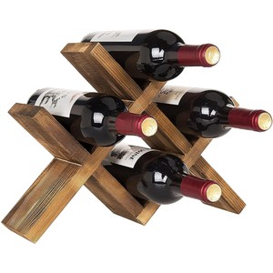 Estantes y soportes para botellas de vino de madera de Sheesham, OEM, personalizados, al por mayor |   Aqdus Saleem India - Product Image 1