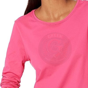 Camisetas de Cuello en V para Mujer al por Mayor, Camiseta Informal Cómoda de Manga Corta, Personalizada con Estampado, Color Liso, 100% Algodón Transpirable - Product Image 5