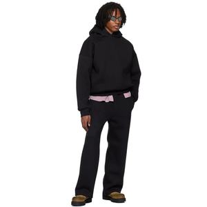 Survêtement à capuche et pantalon de survêtement amples et décontractés, 100 % coton, 600 GSM, avec fermeture éclair, broderie 3D et logo personnalisé, coupe ample, style ODM - Product Image 2