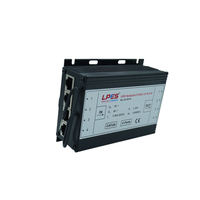 Protector de Sobretensión en Línea para Ethernet Cat5 RJ45 de 100 Mbps, 24 V PoE, Protección Contra Rayos, Módulo de Protección de Red