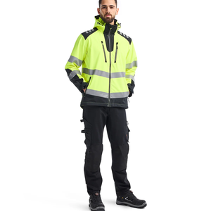 เสื้อแจ็คเก็ตนิรภัยแบบระบายอากาศรุ่นใหม่สำหรับผู้ชาย บริการ OEM สะท้อนแสง คุณภาพสูง ได้รับการรับรองมาตรฐาน CE - Product Image 6