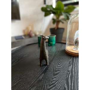 Escultura de Jirafa de Bronce, Artesanía en Metal, Decoración de Mesa para Sala de Estar, Adorno de Jirafa Antigua, Decoración del Hogar - Product Image 2