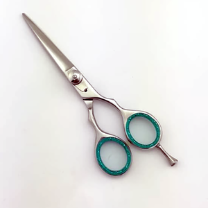 Tijeras de Peluquería Canina Profesionales ASAP Ecológicas Ultraligeras de 6.75 Pulgadas con Hoja Curva Convexa Afilada y Reposamanos Fijo - Product Image 4
