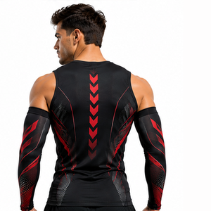 Manchons de compression personnalisés pour hommes – Fitness, course, cyclisme, entraînement – Respirants, extensibles, de protection et de soutien - Product Image 5