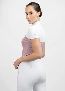 Chemise d'équitation élégante pour femmes, tissu léger et doux, coupe confortable, design stylé pour l'entraînement et les compétitions. - Product Image 3