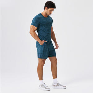 Pantalones Cortos Deportivos Casuales para Hombre, de Secado Rápido, con Estampado de Camuflaje, Cintura Elástica, Corte Corto - Product Image 3