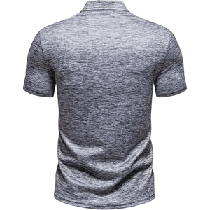 Polo de golf pour homme en coton et polyester 100% avec logo brodé et imprimé personnalisé en gros - Product Image 3