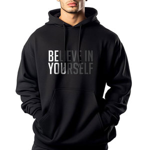 Sweats à capuche urbains modernes pour hommes, sweats oversize streetwear décontractés à coupe ample, pull-over tendance avec design graphique, sweats à capuche mode urbaine - Product Image 1