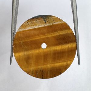 หน้าปัดนาฬิกาพร้อมกลไก NH35 ประดับด้วยหินไทเกอร์อายธรรมชาติ สีน้ำตาล/ดำ ขนาด 24.5 มม. หนา 1 มม. ดีไซน์คลาสสิก สวยงาม เหมาะสำหรับการประกอบนาฬิกา - Product Image 3