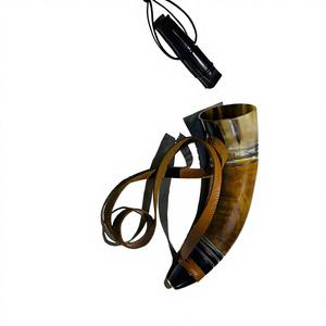 Jarra de Vino Vikinga de Alta Calidad, Estilo Vintage, 200ml-300ml, Estilo Americano, con Soporte de Cuerno de Buey, Ecológica, Apta para Lavavajillas, para Cumpleaños - Product Image 5