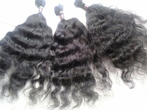 Extensiones de Cabello Humano Remy Virgen Indio Más Vendidas, Color Natural, Ondulado, Doble Trama a Máquina, Puntas Gruesas, Paquete de 4 oz, Siete Unidades - Product Image 3