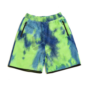 Pantalones Cortos Personalizados 100% Algodón con Lavado Ácido para Hombre, Secado Rápido, Estilo Hip Hop Urbano, Vintage, Efecto Desteñido por el Sol, Estampado Puff - Product Image 1