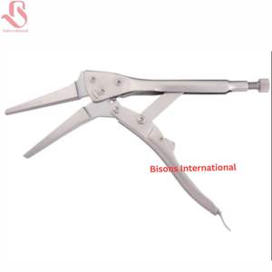 Pinzas de Precisión de Acero Inoxidable BISONS con Mango Ergonómico y Bloqueo Manual, Certificación CE, para Uso Quirúrgico - Product Image 1