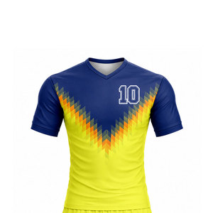 Uniforme de Fútbol de Manga Corta Transpirable de Secado Rápido con Estampado por Sublimación de Alta Calidad para Adultos - Uniformes de Equipo 100% Poliéster - Product Image 3