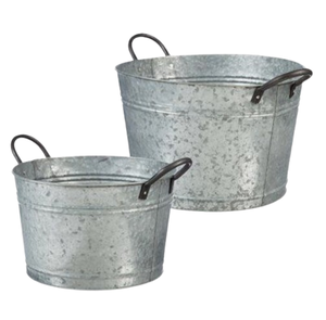 Macetas Galvanizadas al por Mayor para Exportación, Macetas Decorativas para Hogar y Jardín, Macetas Metálicas para Plantas Verdes - Product Image 4