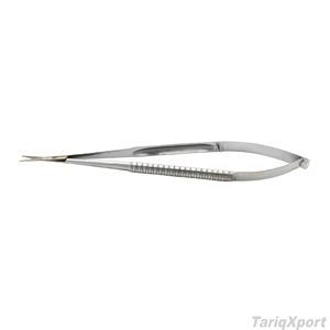 Factory Price Professional Stainless Steel Cuticle Scissors Curved Sharp Blade Precision Nail Cuticle Trimmer with Spring Handle - Product Image 4