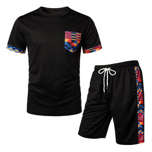 Ensemble T-shirt et short décontracté respirant pour homme – Collection été – Meilleur prix – Faible MOQ - Product Image 1