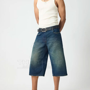 Pantalones Cortos de Mezclilla para Hombre, Modernos, Cómodos, Duraderos, con Textura Elegante, 100% Algodón, Ecológicos, Casuales de Primera Calidad - Product Image 5