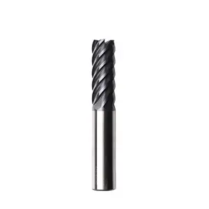 China Supplier Cemented 6 Flutes Carbide Burr End Mill Cutters for Sale Cutting Tools