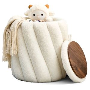 Upholstered Padded Seat Foot <b>Stool</b> Vanity Ottomans <b>Storage</b> for Makeup Room Footrest for Living Room Comfortable Vanity <b>Stool</b> - Product Image 1