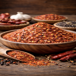 Flocons de piment croustillants, coupes de piment rouge séché, couleur vive, piquant, assaisonnement naturel, morceaux propres pour pizzas, snacks et sauces - Product Image 1