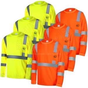 Sweat-shirt réfléchissant haute visibilité pour hommes, classe 1 ANSI ISO 20471, avec flash LED et logo personnalisé, capuche amovible pour la sécurité publique - Product Image 1