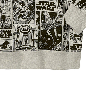 Sudadera con estampado gráfico premium, tejido de algodón de alto rendimiento, diseño moderno estilo cómic, manga larga, corte holgado. - Product Image 4