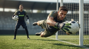 Gants de gardien de but de football pour jeunes personnalisés, avec paume en latex à forte adhérence, support renforcé pour les doigts, fermeture réglable au poignet - Product Image 6