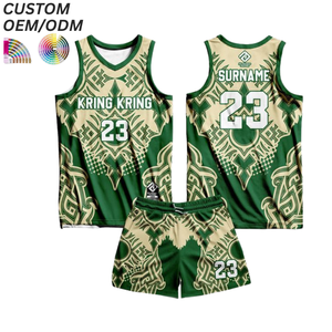 Maillots de basket-ball personnalisés en polyester par sublimation, ensembles d'uniformes de sport pour équipes, kits de match, OEM ODM, respirants, séchage rapide, unisexe, taille XL, support inclus - Product Image 5