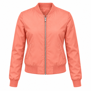 Chaqueta Bomber para Mujer de Alta Calidad 2026, Material Cómodo y Transpirable, Chaqueta Bomber para Dama, Fabricación OEM - Product Image 2