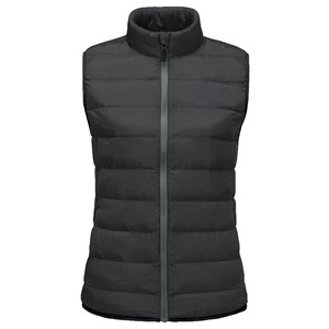 Gilet matelassé léger pour femme à col montant sans manches – Manteau d'hiver chaud et rembourré - Product Image 1