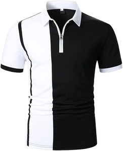 T-shirt polo anti-rides en polyester à manches courtes de sublimation de haute qualité pour un usage quotidien urbain et le golf - Product Image 1