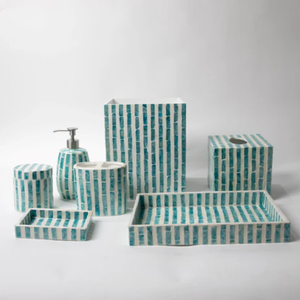 Accesorios de baño de lujo, ecológicos, de nácar, para uso doméstico y hotelero, de fábrica en Vietnam. - Product Image 3