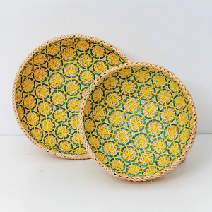 <b>Bamboo</b> draining <b>basket</b> for fruits & vegetables best quality hand weave natural drainer <b>baskets</b> - Product Image 5