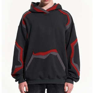 Sweat-shirt à capuche pour hommes, vente en gros, couleur unie, décontracté, respirant, avec logo personnalisé - Product Image 1