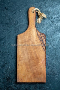 Planche à découper rustique en bois massif extra large pour tous les besoins de préparation des repas-Bloc à découper de qualité supérieure - Product Image 3