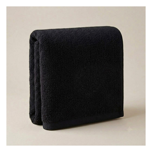 Serviette de bain en coton brodée sur mesure, serviette en tissu éponge doux avec logo pour hôtel, complexe hôtelier et maison - Product Image 1