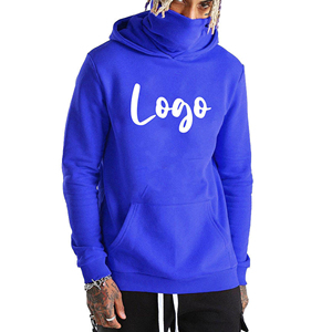 Sudadera con Capucha Oversize Y2K, 450 GSM, Forro Polar, Máscara Facial Completa, Estampado Personalizado, Hombros Caídos, Ropa Urbana Cálida para Otoño e Invierno - Product Image 4