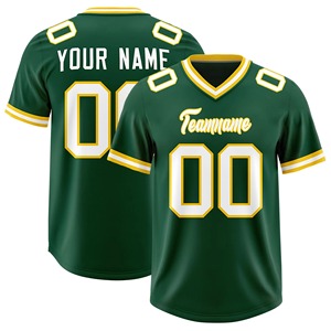Maillot de football américain pour hommes, uniforme en polyester léger, vêtements de sport pour jeunes, vente en gros - Product Image 1