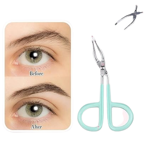 แหนบตัดแต่งคิ้วคุณภาพสูงระดับมืออาชีพ ทำจากสแตนเลส สำหรับตกแต่งทรงคิ้ว กำจัดขน เครื่องมือเสริมความงามสำหรับแต่งหน้า - Product Image 3