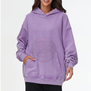 Sudadera con Capucha para Mujer, Estilo Contemporáneo, Mezcla de Algodón Premium, Corte Holgado, para Uso Diario - Product Image 3